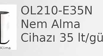 olefini ol210-e35n ev tipi 35 lt. nem alma cihazı