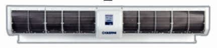 Olefini KWH-15 Hava Perdesi Su ve Buhar Serpantinli