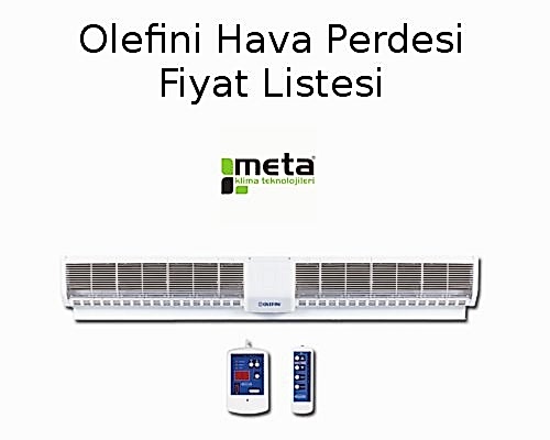 Olefini Hava Perdesi Fiyat